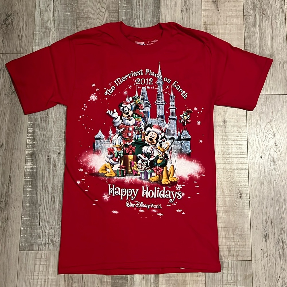 Walt Disney World Happy Holidays 2012 Shirt